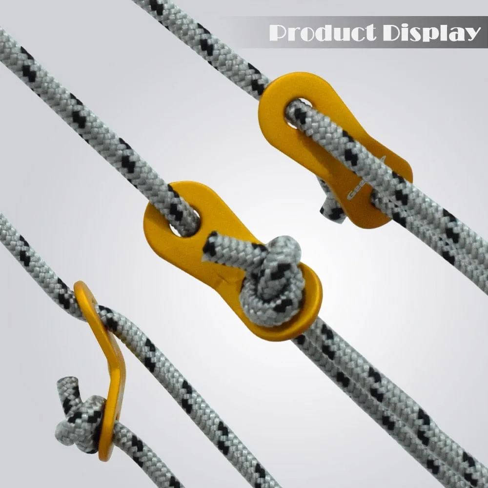5mm×4m Polyester Tent Guy Rope 6 Pack