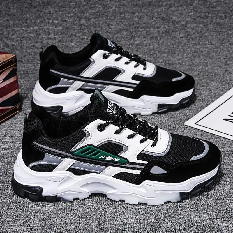 Men's Breathable Mesh Running Sneakers  Running Shoes Outdoor Anti-skid Sports Running Shoes Men Fashion Sports Shoes 2024