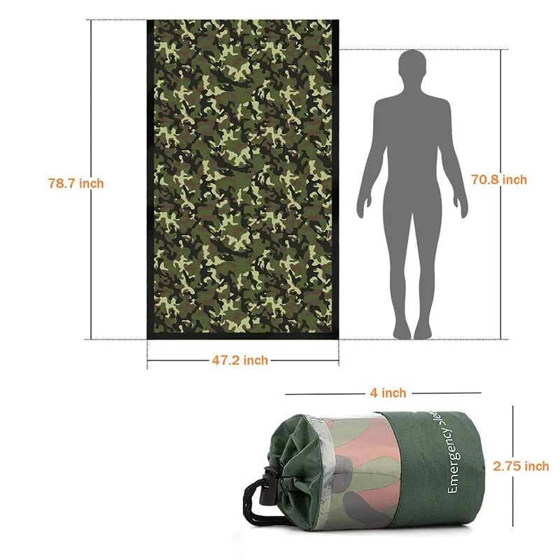 Waterproof Lightweight Thermal Emergency Sleeping Bag Bivy Sack