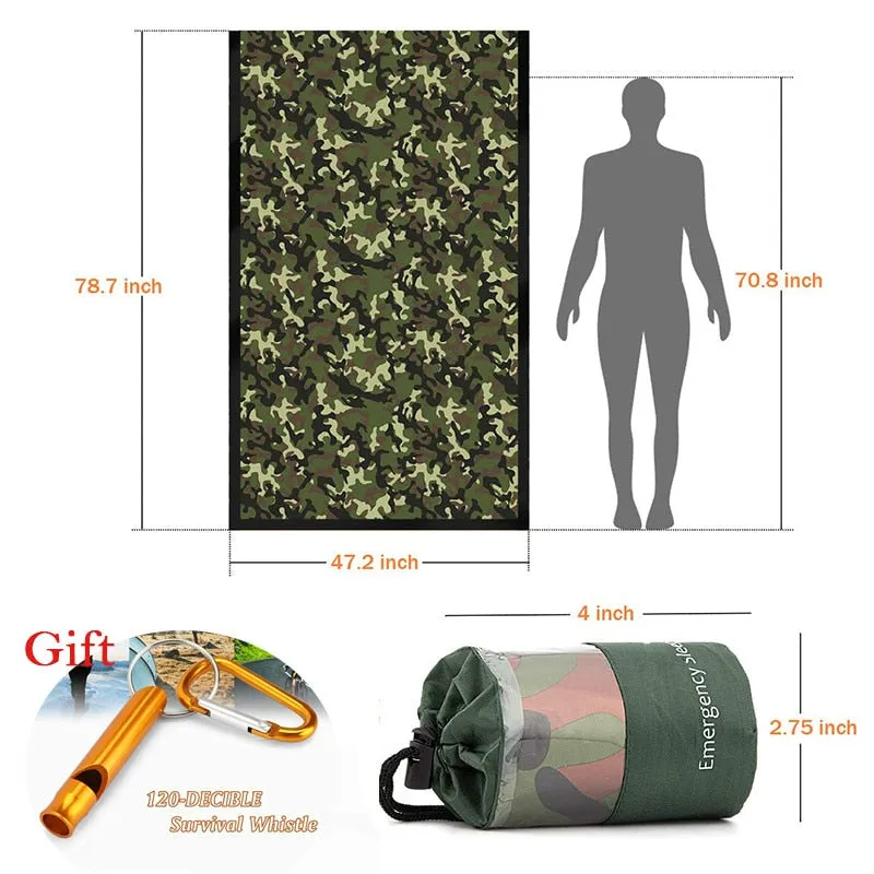 Waterproof Lightweight Thermal Emergency Sleeping Bag Bivy Sack